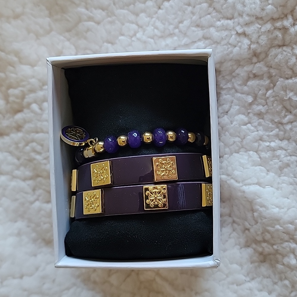 Rustic Cuff Deep Purple